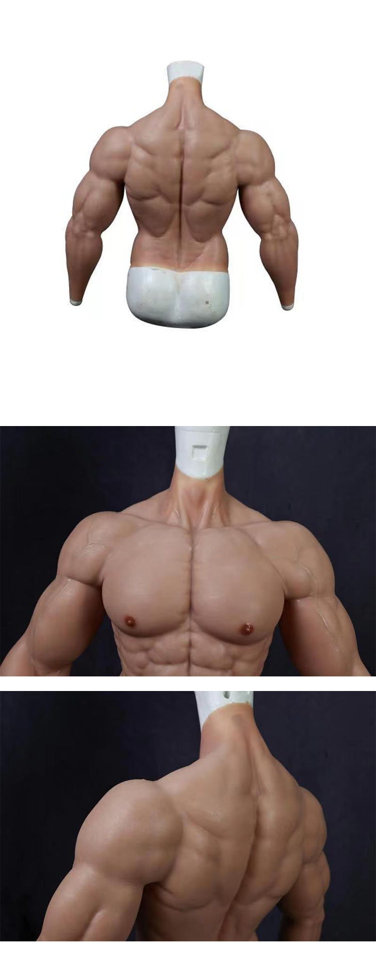 Hunk+  FtM Silicone Muscle Suit with Ultra Size