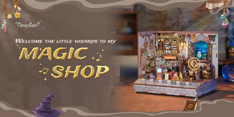 TONECHEER_3D_Puzzle_DIY_Miniaturhaus_Zauberladen_2.0