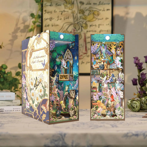 Tonecheer x British 3D Wooden Puzzle DIY Book Nook Kit (A Midsummer Night's Dream) - Tonecheer