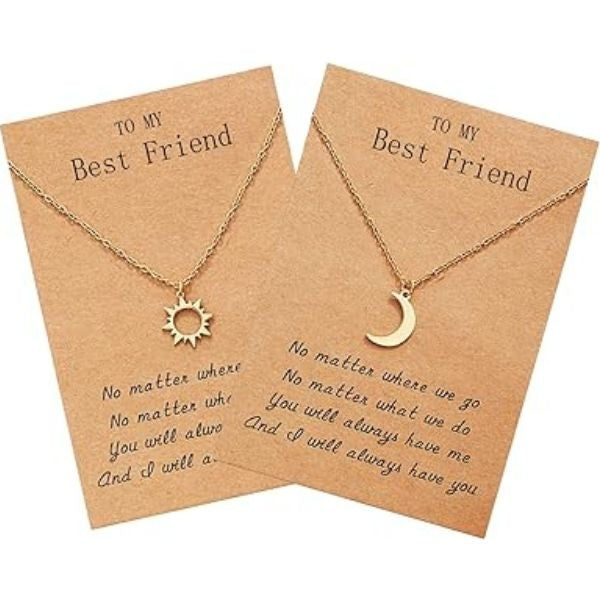 1 for Me, 1 for You Necklace Set - A "1 for Me, 1 for You" necklace set symbolizing your shared experiences.
