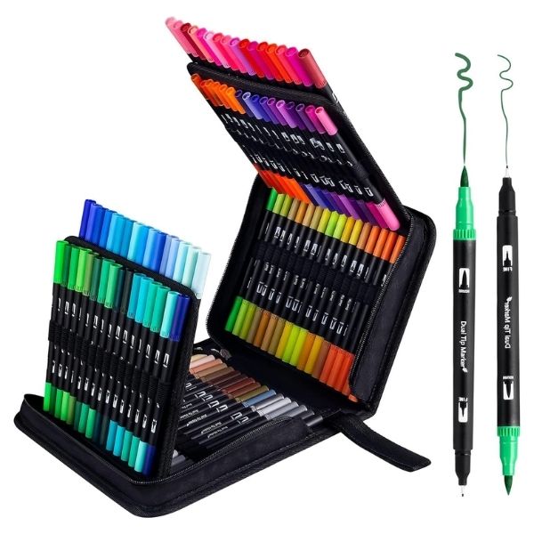 Explore your artistic side with 100 Colors Artist Markers, a creative gift idea for teacher valentine gifts.