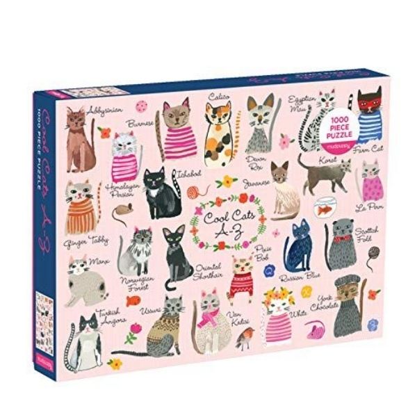 1000 Piece Jigsaw Puzzle christmas gift for cat mom