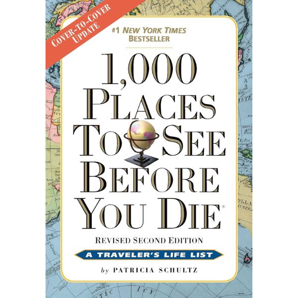 1,000 Places to See Book, inspiring travel for retired teachers.
