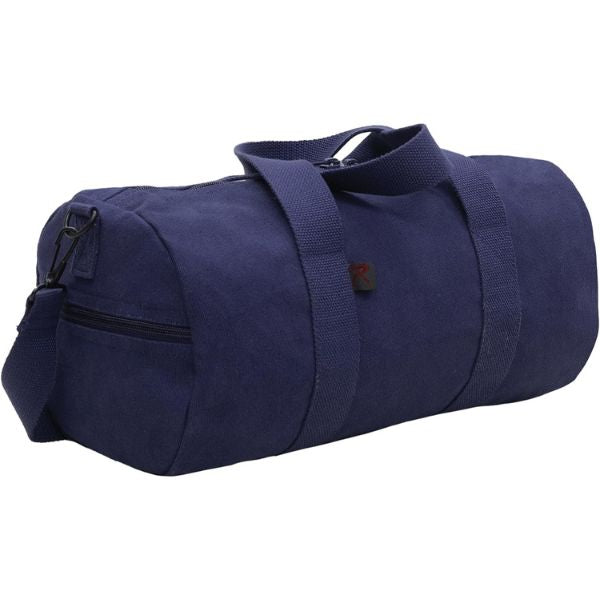 Durable 19" Canvas Military Duffel Bag, a practical military retirement gift for travel enthusiasts.