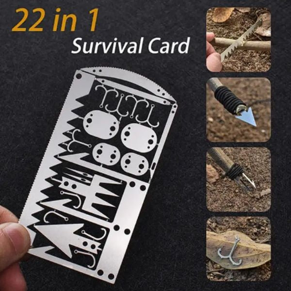 Be prepared with our 22-In-1 Multifunctional Survival Tool is a versatile outdoor gift for mom