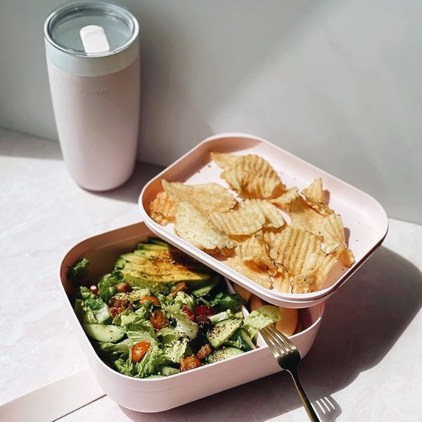 A convenient 3-Compartment Bento Box is a practical and stylish gift for mom from her daughter