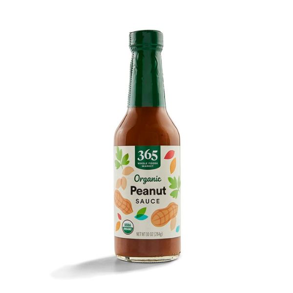 365 by Whole Foods Market, Organic Peanut Sauce, a delicious and organic choice for enhancing International Women's Day dishes.