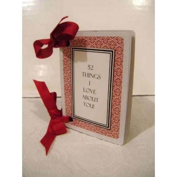 Express your affection with our heartfelt "52 Reasons Why I Love You" Cards.