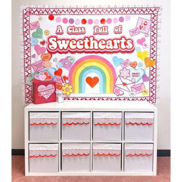 Create a loving atmosphere with A Class Full of Sweethearts Valentine's Day Printable Classroom Décor Set, a heartwarming addition to teacher valentine gifts.