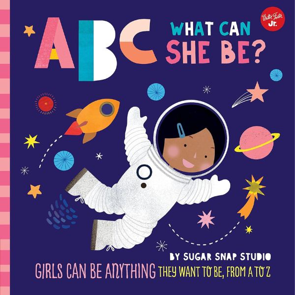 ABC What Can She Be? Book is an inspiring and educational read, ideal for big sister to be gifts.