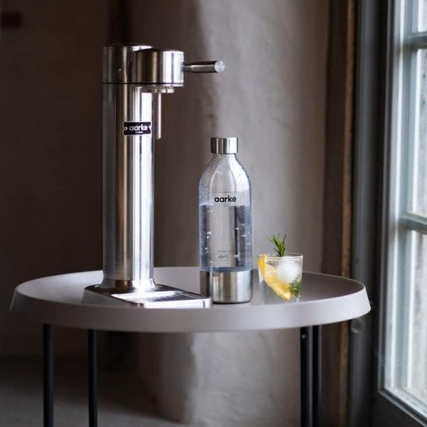 Aarke Carbonator III, premium sparkling & seltzer water maker, luxurious New Year's Eve hostess gift.