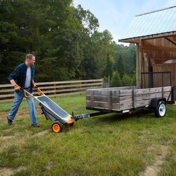 Versatile all-purpose garden cart, the ultimate gardening convenience for dads.