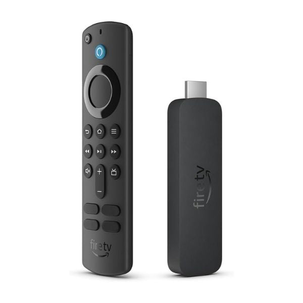 Compact Fire TV stick with remote, a smart 21st birthday gift for endless entertainment.
