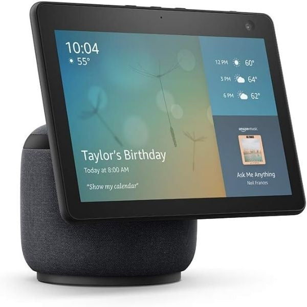 Amazon Echo Show 10, a smart display for tech-savvy grandmas to stay connected.