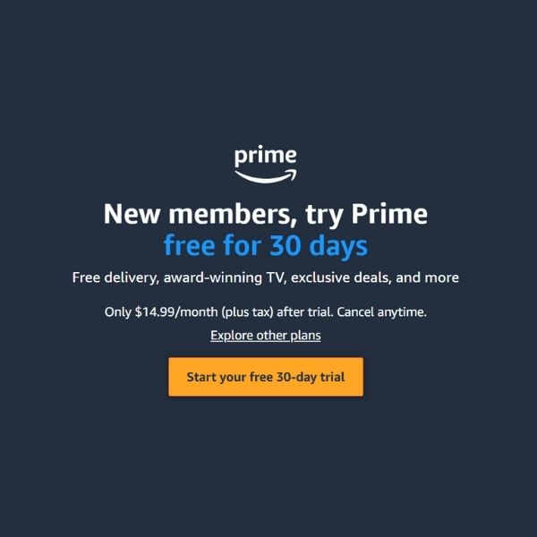 Amazon Prime Membership as a premium teacher appreciation gift.