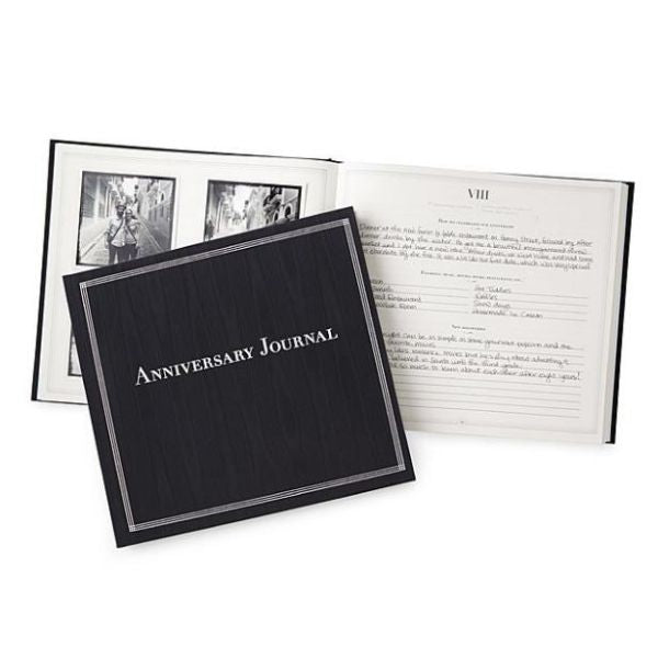 An anniversary journal is a sentimental Christmas gift for couples.