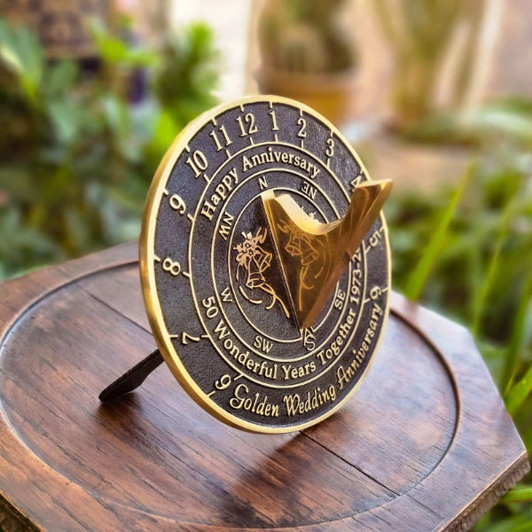 Anniversary Sundial, a timeless anniversary gift for parents.