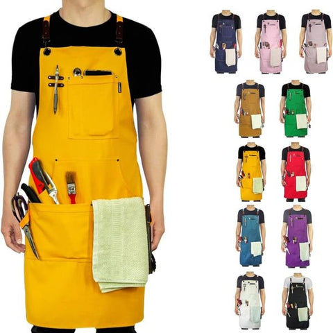Apron with Multiple Pockets, a practical and stylish accessory in Simple Father's Day Gift Ideas for the home chef.