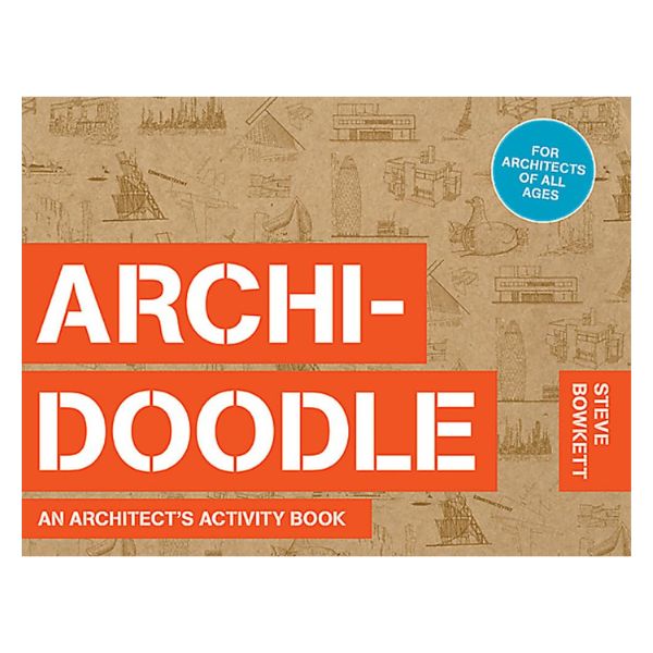 "Archidoodle: The Architect's Activity Book" cover, sparking creativity in every architect.