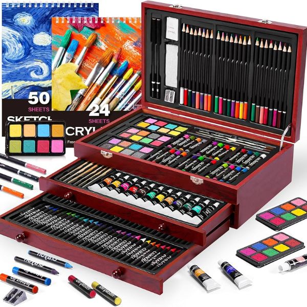 Art Supplies Set, a perfect gift for National Sons Day, inspiring creativity and weaving the threads of family pride through artistic expression.