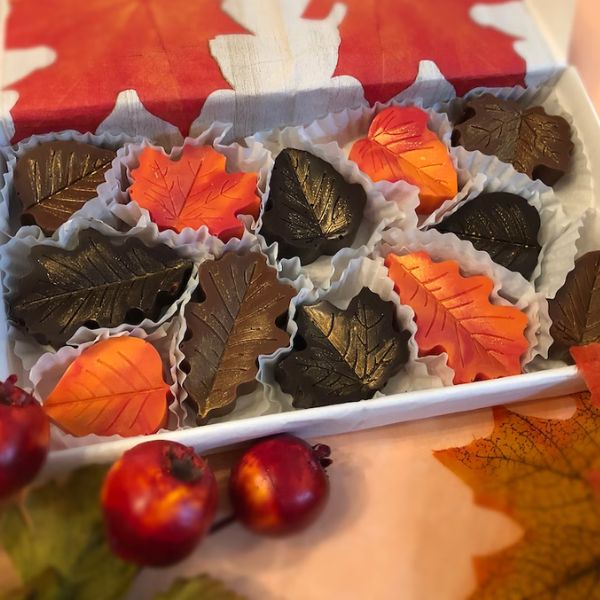 Box of Artisan Chocolates, a delectable and gourmet thanksgiving teacher gift