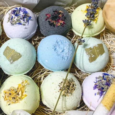 Artisanal bath bombs offer a relaxing and sentimental gift for dad.