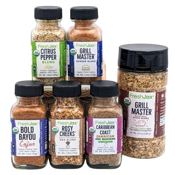 BBQ Spice Collection, flavorful grill seasoning gift for dad