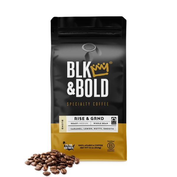 BLK & Bold Rise & GRND Coffee Blend is a rich Father's Day treat for coffee-loving couples.