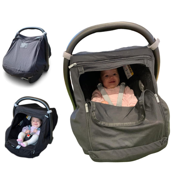 Baby Car Seat Canopy, one of the thoughtful gifts for new dads for baby's comfort