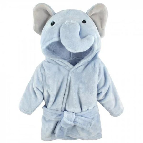Baby Plush Animal Face Robe, making bath time fun in baby boy gifts.
