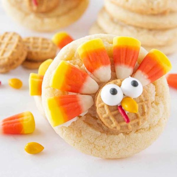 Homemade Turkey Cookies, a delicious and creative thanksgiving teacher gift