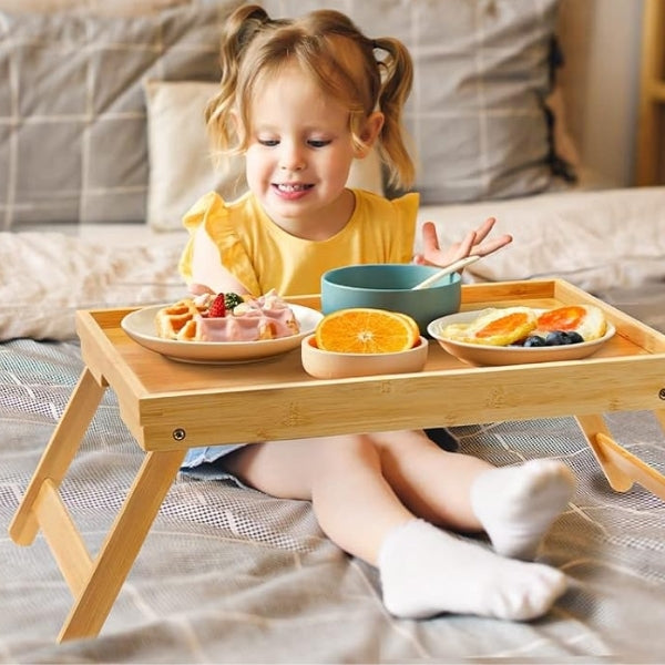 Bamboo Bed Tray, a versatile and eco-friendly gift for tea drinkers.