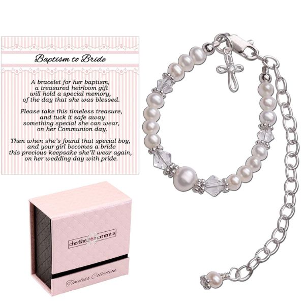 Personalized Keepsakes: A baptism bracelet with the child's name, a cherished piece of jewelry.