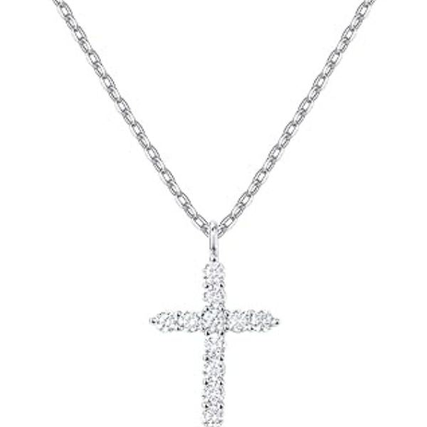 Personalized Keepsakes: A baptism necklace with a cross pendant, a symbol of faith.