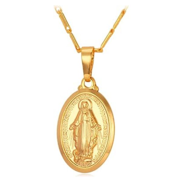 Personalized Keepsakes: A baptismal medal or pendant with intricate religious designs.
