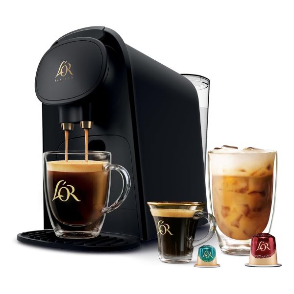 Sleek Barista System Coffee and Espresso Machine Combo, perfect as a police academy graduation gift.
