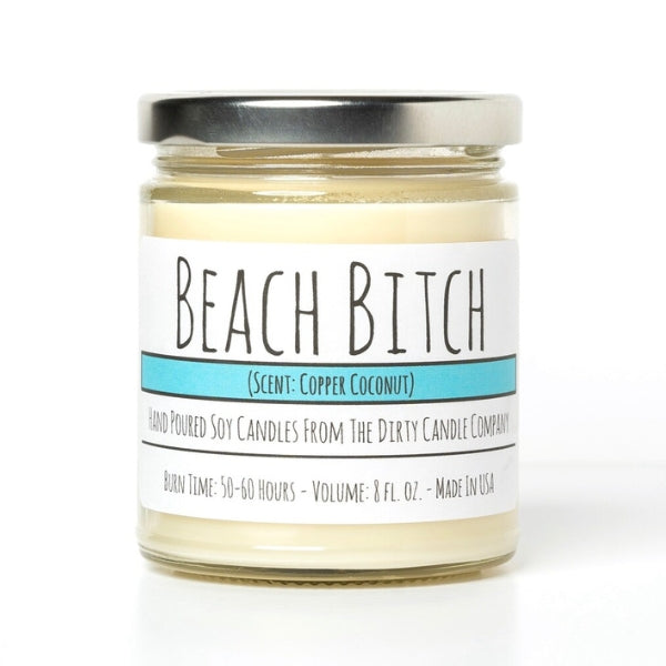 Relaxing beach candle, capturing the essence of beach evenings.