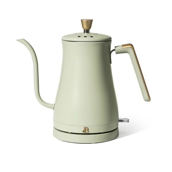 Beautiful by Drew Barrymore 1.0L Electric Gooseneck Kettle Sage Green 50th birthday gift ideas for mom