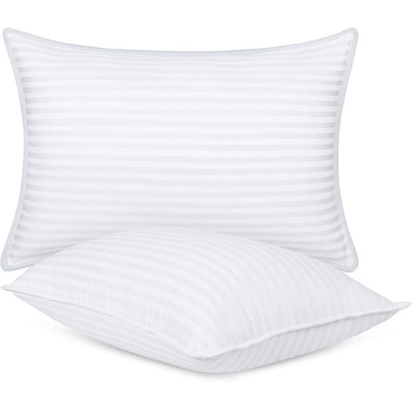Bedding bed pillows for sleeping queen, a restful night's gift under $50 for her.