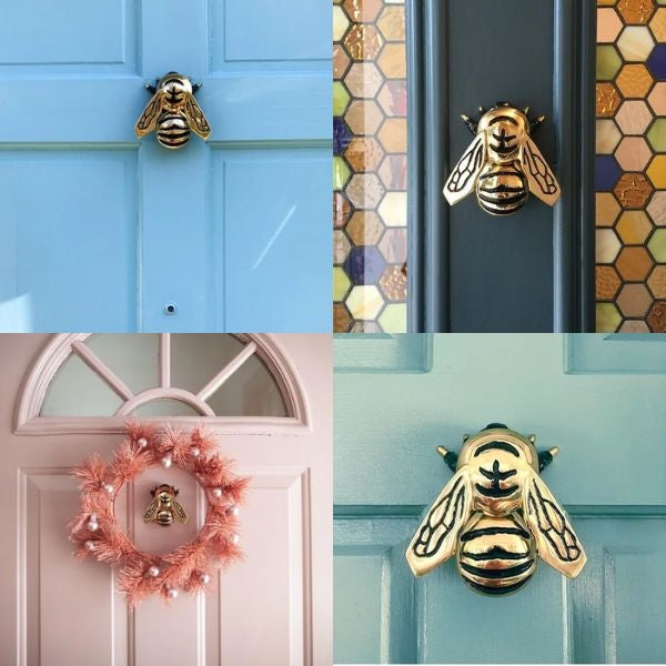 The Bee Door Knocker is a charming addition to any garden-themed home.