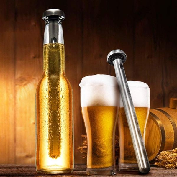 Beer chiller sticks for boyfriend's dad, the perfect gift for keeping beverages refreshingly cold during those laid-back moments