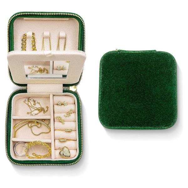 Benevolence LA plush velvet jewelry box, an elegant birthday gift for daughters.