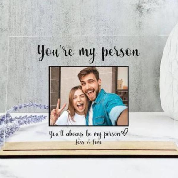 Best Friend Photo Plaque customisable keepsake for cherishing moments with guy friends
