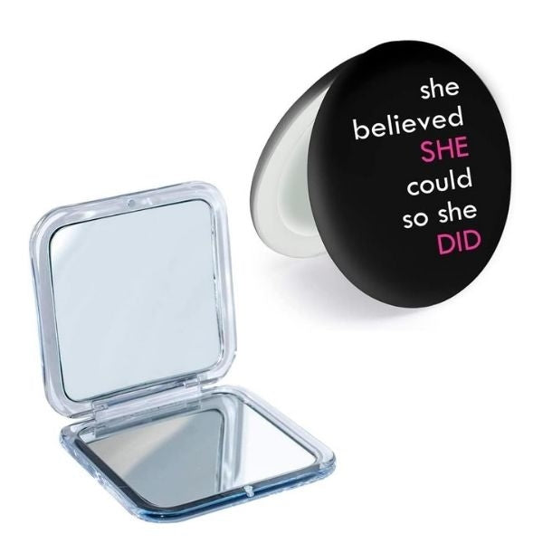 Best Friends Compact Mirror, a portable and sentimental best friend gift for daily use.