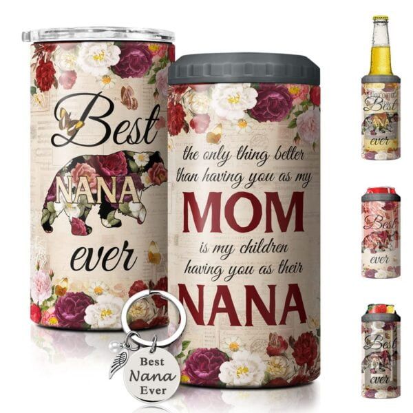 Best Nana Ever Can Cooler, a special keepsake for Grandma's Day festivities.