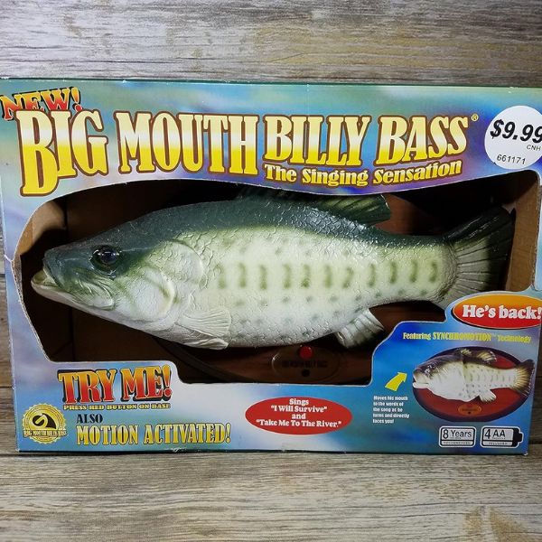 Big Mouth Billy Bass the Singing Sensation, a classic novelty for a lighthearted Father's Day.