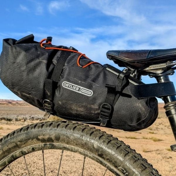 Durable and spacious bike saddle bag, a perfect addition to outdoor gifts for dads, for convenient storage during cycling adventures