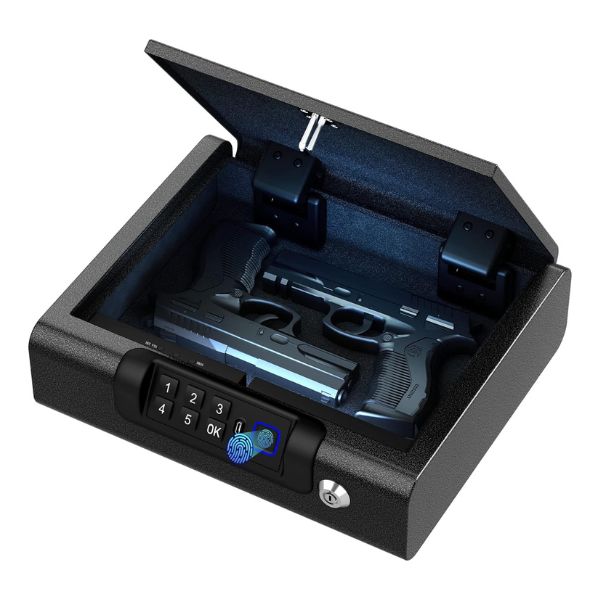 Biometric Handgun Safe is a secure gift for new police officers.