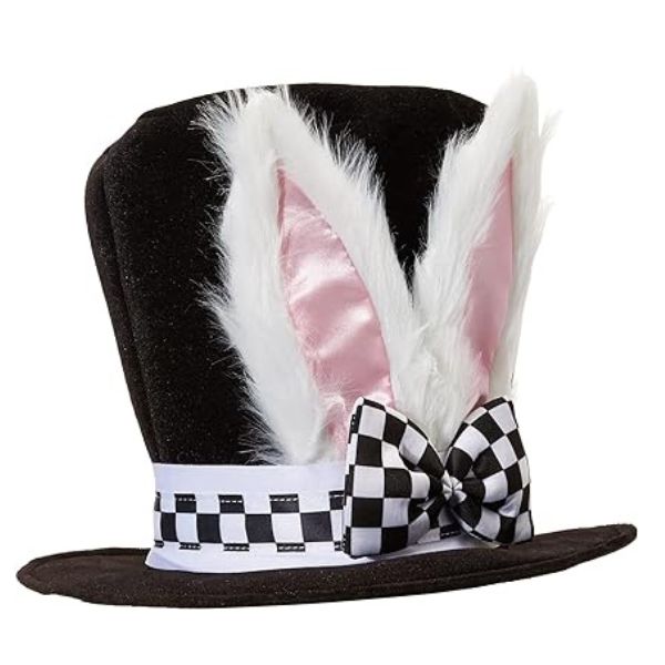 Black Velvet Bunny Ear Hat is a fashionable and fun Easter accessory.