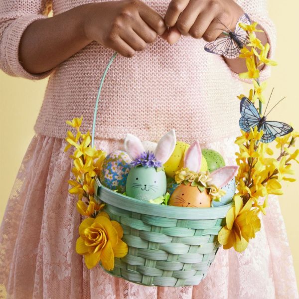 Elevate your Easter celebration with the charm of Blossoms and Butterflies Easter Basket as a floral and whimsical DIY creation.